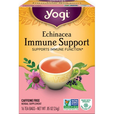 YOGI TEA: Echinacea Immune Support Tea 16 BAG