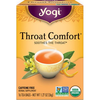 YOGI TEA: Throat Comfort Tea 16 BAG