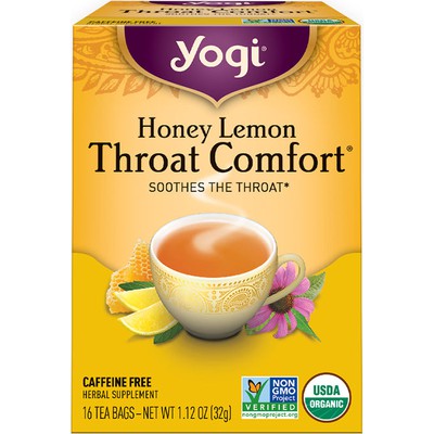 YOGI TEA: Honey Lemon Throat Comfort Tea 16 BAG