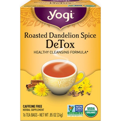 YOGI TEA: Roast Dandelion Spice Detox Tea 16 BAG