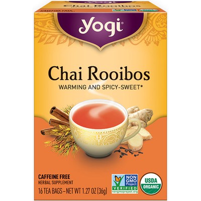 YOGI TEA: Chai Rooibos Tea 16 BAG