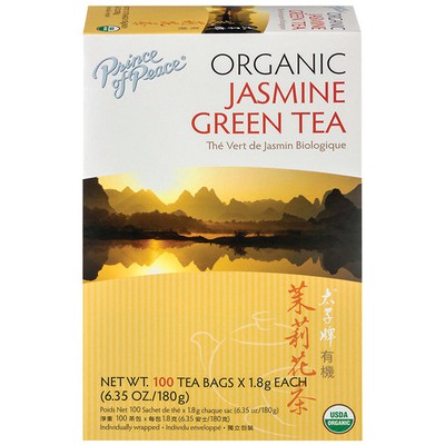 PRINCE OF PEACE: Organic Jasmine Green Tea 100 BAG