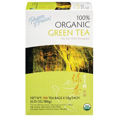 PRINCE OF PEACE: Organic Green Tea 100 BAG