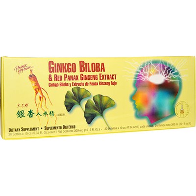 PRINCE OF PEACE: Ginko Biloba Red Panax Ginseng 30 VIAL