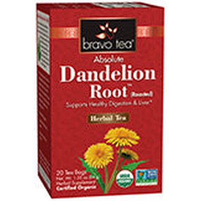 BRAVO TEA: Dandelion Root Tea Organic 20 BAG