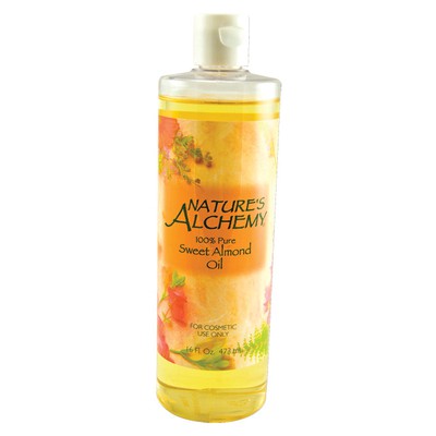 NATURE'S ALCHEMY: Sweet Almond Oil - 16 OZ