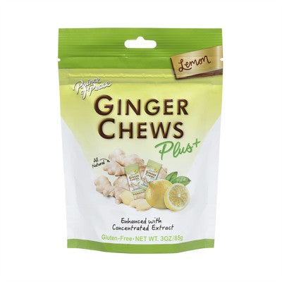 PRINCE OF PEACE: Ginger Chews Plus+ Lemon 3 OZ