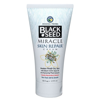 AMAZING HERBS: Black Seed Skin Repair Cream, 6 OZ