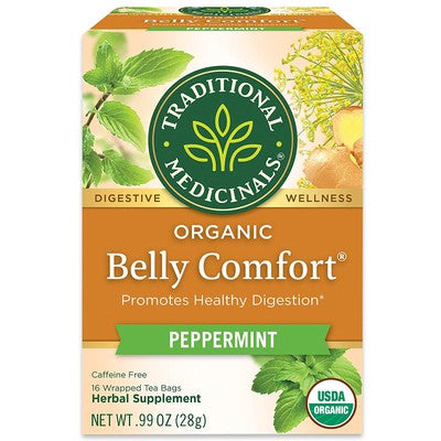 TRADITIONAL MEDICINALS: Belly Comfort Peppermint Tea 16 BAGS