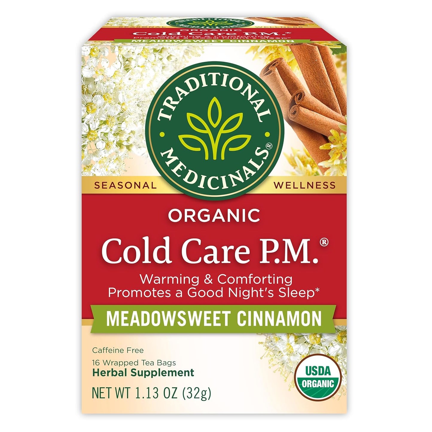 TRADITIONAL MEDICINALS: Cold Care P.M. 16 BAGS