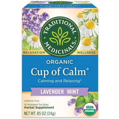 TRADITIONAL MEDICINALS: Cup of Calm Organic 16 BAGS