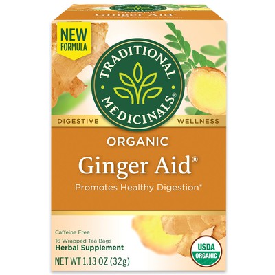 TRADITIONAL MEDICINALS: Ginger Aid 16 BAGS