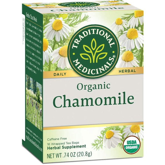 TRADITIONAL MEDICINALS: Organic Chamomile 16 BAGS