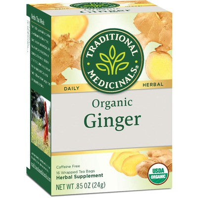 TRADITIONAL MEDICINALS: Organic Ginger Tea 16 BAGS