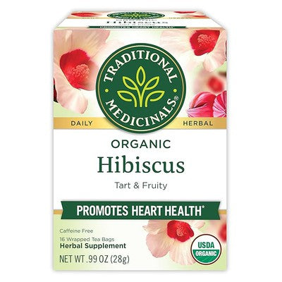 TRADITIONAL MEDICINALS: Organic Hibiscus Tea 16 BAGS