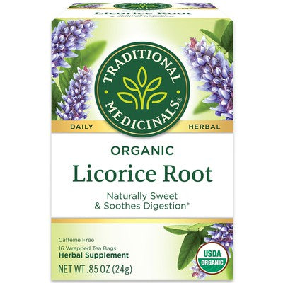 TRADITIONAL MEDICINALS: Organic Licorice Root 16 BAGS