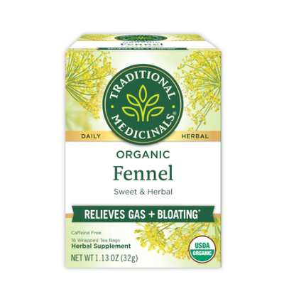 TRADITIONAL MEDICINALS: Organic Fennel Tea 16 BAGS