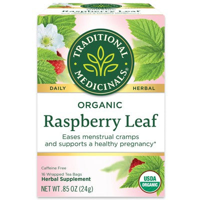 TRADITIONAL MEDICINALS: Raspberry Leaf Tea Organic 16 BAGS