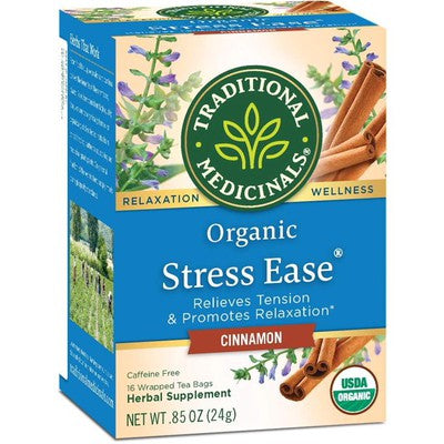 TRADITIONAL MEDICINALS: Stress Ease Cinnamon Tea 16 BAGS