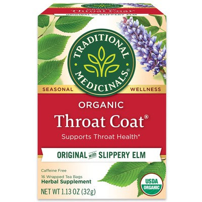 TRADITIONAL MEDICINALS: Throat Coat 16 BAGS