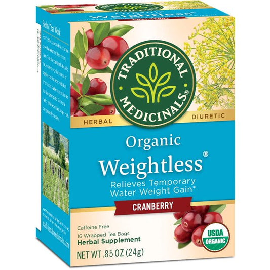 TRADITIONAL MEDICINALS: Organic Weightless Cranberry 16 BAGS