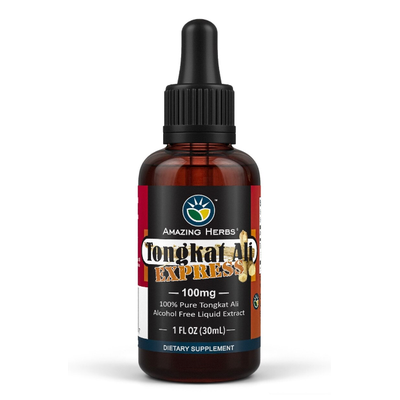 AMAZING HERBS: Tongkat Ali Express Liquid, 1 OZ