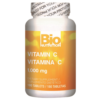 BIO NUTRITION: Vitamin C 1000mg, 180 CT