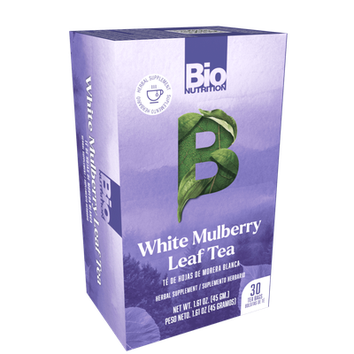 BIO NUTRITION: White Mulberry Leaf Tea, 30 BAG