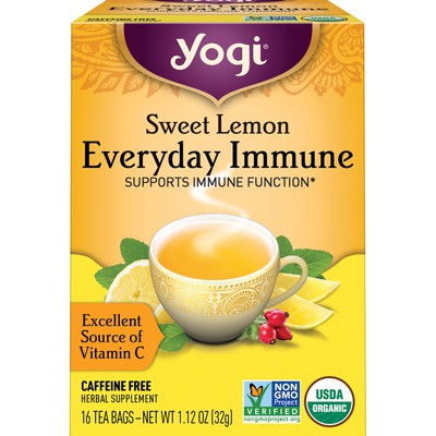 YOGI TEA: Sweet Lemon Everyday Immune Tea 16 BAG