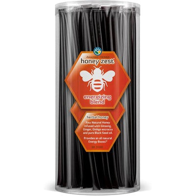 AMAZING HERBS: HoneyZest Energizing Honey Sticks 100, CT