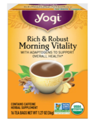 YOGI TEA: Morning Vitality Tea 16 BAG