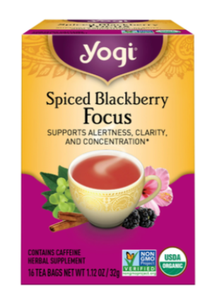 YOGI TEA: Spiced Blackberry Focus 16 BAG