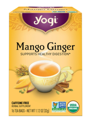 YOGI TEA: Mango Ginger Tea 16 BAG